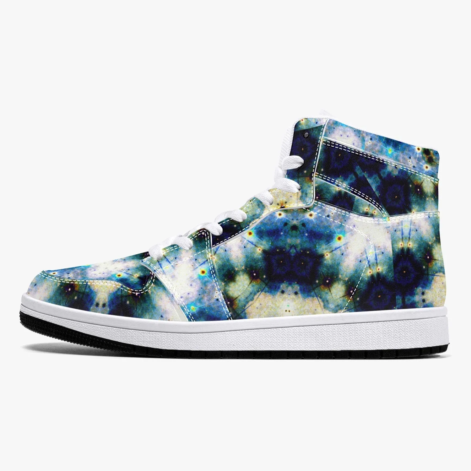 Kithin Psychedelic Split-Style High-Top Sneakers